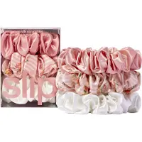 Slip Silkkiset Hiuslenkit - Ter lehti - 100% Mulberry Silk - Suuri Hiusyst v llinen Joustava Setti Naisille (3 Ylellist Hiuslenkki )