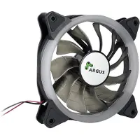Inter-Tech Argus RS-051 RGB, Tuuletin, 12 cm, 900 RPM, Musta (88885508)