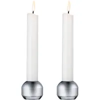 Lind DNA Silhouette kynttilänjalka 34 2-pakkaus Chrome