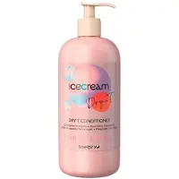 Inebrya Ice Cream Dry-T Conditioner elävöittävä hoitoaine kuiville ja vaurioituneille hiuksille 1000 ml