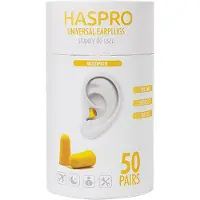Haspro Tube50 korvatulpat keltaiset - 50 paria