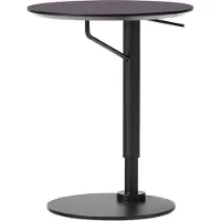 Audo Copenhagen Branch sivupöytä Ø45 cm Brushed steel