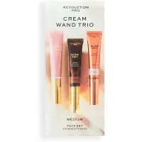 Revolution PRO Cream Face Wand Trio Kasvomeikkisetti 1 kpl Medium