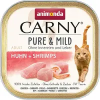 Animonda Carny 64x100g Carny Adult Pure & Mild kana + katkaravut animonda märkäruoka