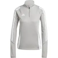Adidas Toiminnallinen paita 'Tiro 24' vaaleanharmaa / valkoinen