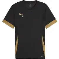 Puma Treenipaita Teamgoal - Musta/kulta Lapset, koko 140 cm