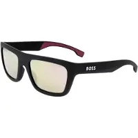 HUGO BOSS BOSS 1450/S 57/19/145 Aurinkolasit Mattamusta viininpunainen Polyamidi MIEHET BOSS 1450/S