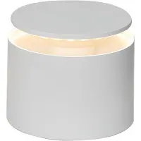 Zafferano Push-up akkukäyttöinen pöytälamppu IP54 valkoinen Push-up, himmennettävä, Valkoinen/opaali, Olohuone/ruokailutila, Alumiini, Moderni