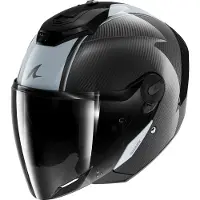 Shark Rs Jet Carbon Blank Avoin Kypärä