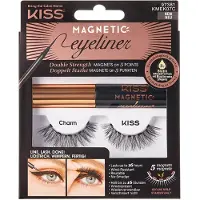 KiSS Magnetic Eyeliner & Eyelash Kit magneettiripset 07 Charm 1 pari