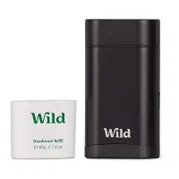 Wild Men's Refillable, Natural Deodorant Fresh Cotton & Sea Salt 40 g