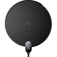 Baseus Inductive wireless charger Digital LED 15W (black)