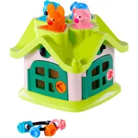 Cavallino Toys Cavallino Safari Shape Sorter with Keys 6 pcs.