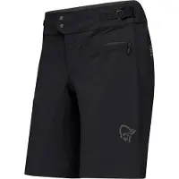 Norrøna Women's Fjørå Flex1 Light Shorts Caviar Urheilushortsit S