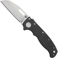 Demko Knives AD20.5 20CV Shark Foot kääntöveitsi, Carbon Fiber