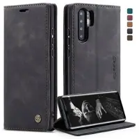 CASEME Huawei P30 Pro 013 Sarja Lompakkokotelo - Musta