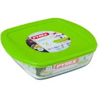 Pyrex Cook &amp Store kuumankestävä astia kannella 20 x 17 x 5,5 cm