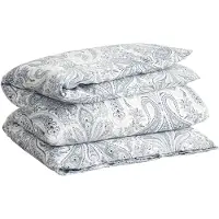 Gant Home Key West Paisley Pussilakana 140x200 Cm - Pussilakanat Puuvilla Heather Grey - 851029402-141-NO