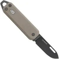 The James Brand The Elko - Coyote Tan / Black / G10 / Straight kääntöveitsi