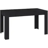 vidaXL Ruokap?yt? musta 140x74,5x76 cm lastulevy