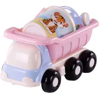 Cavallino Toys Cavallino Beach Dump Truck with Bucket Set Pink 5 pcs.