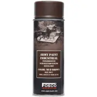 101 Inc Fosco Army Paint Spray 400ml (Color: Mud Brown RAL 8027)