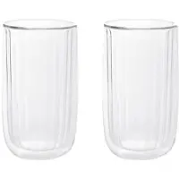 Homla Lasit kahvalla CEMBRA GROOVE, 2 x 350 ml