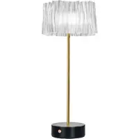 Slamp Pöytävalaisin , Accordéon Battery, himmennettävä, Läpinäkyvä, Olohuone, Metalli, Design
