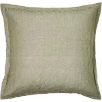 Broste Copenhagen Linn Pudebetræk - Green - 60X60CM