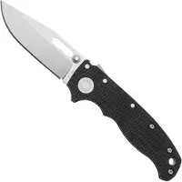 Demko Knives AD20.5 Shark-Lock CPM 20CV Clip Point AD205-20CV-BLK-CP Black G10, pocket knife