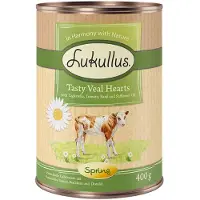 Lukullus 24x400g vasikansydän koiranruoka