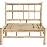 Tine k home Modulaarinen Sohva Yksipaikkainen Sohva Luonnonvärinen - Aurinkotuolit Bambu Luonnonvaalea - BAMMODULE