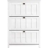 SoBuy Kenkäkaappi 80x30x111cm., valkoinen/musta