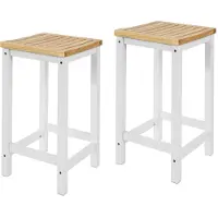 SoBuy Moderni Puinen Jakkara FST29-WNX2