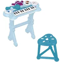 Disney Frozen Elektroninen Kosketinsoitin + Jakkara