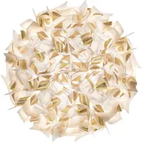 Slamp Veli Aurea Seinä-kattovalaisin / Kulta 78 Cm - Plafondit Lentiflex Valkoinen - VELCL00WHG00000000EU