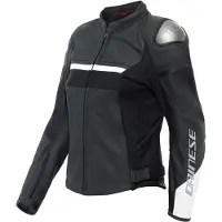 Dainese Rapida naiset Nahkatakki (IT50) Musta/Valkoinen Naiset, size 44