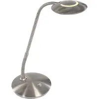 Steinhauer Led työpöytävalaisin Zenith, himmennettävä, Alumiini/harmaa/sinkki, Olohuone/ruokailutila, Metalli, Moderni, työpöytävalaisin