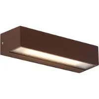 QAZQA Teollinen seinävalaisin ruosteenvärinen sis. LED IP65 - Steph
