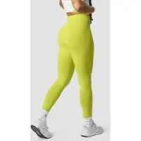 ICANIWILL Ribbed Define Seamless Tights Lime Green