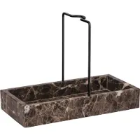 Mette Ditmer Marble tiskipöydän järjestäjä 12x23,5 cm Brown