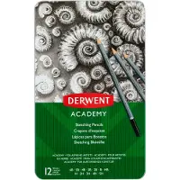Derwent Academy luonnoskynät metallirasiassa