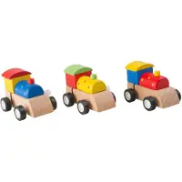 Small Foot - Wooden Train Wind Up per piece