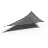 Platinum , Coolfit aurinkopurje kolmiomainen 90° 500x710cm harmaa