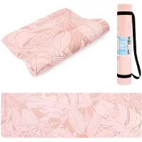 Spokey Joogamatto SPOKEY Leaf 0,4 cm, pinkki