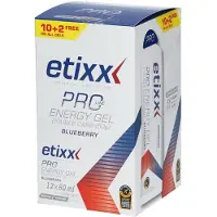 Etixx Double Carb Pro Line Schachtel Mit Energiegelen Blaubeeren 60ml 12 Einheiten