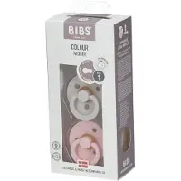 BIBS Colour Natural Rubber Size 1: 0+ months tutti Haze / Blossom 2 kpl