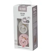 BIBS Colour Natural Rubber Size 2: 6+ months tutti Haze / Blossom 2 kpl
