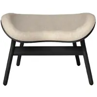 UMAGE , A Conversation Piece Ottoman Rakkaus Black Oak/White Sands