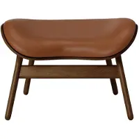 UMAGE , A Conversation Piece Ottoman Ottoman Solid Oak,Artificial Leather,Plyw